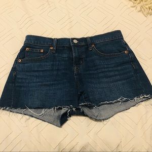 GAP 4'' High Rise Denim Shorts